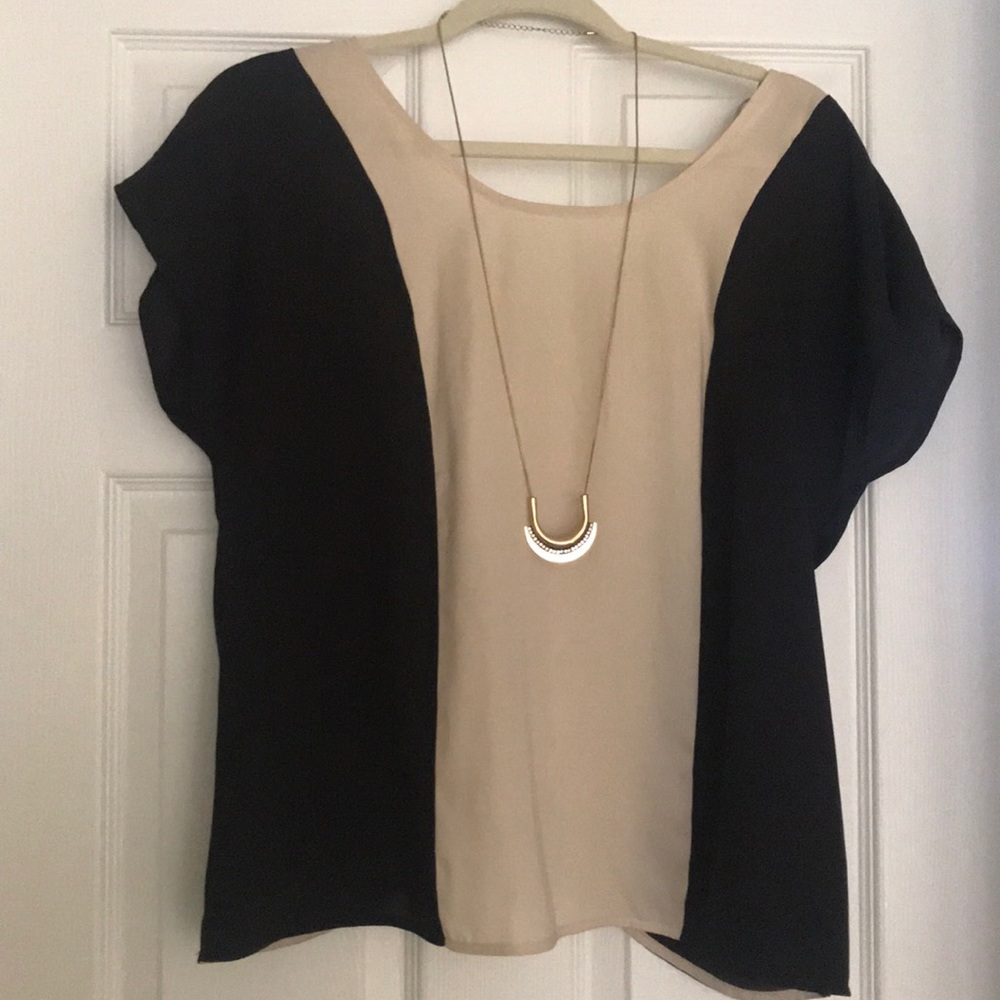 Dress top with open back